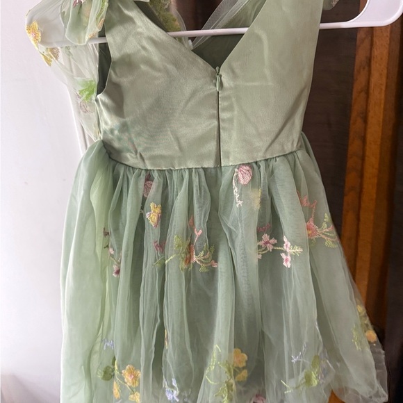 IMEKIS Toddler Kids Girls Butterfly Dress Sparkle Sequins Tulle Formal 2-3T - Picture 9 of 9